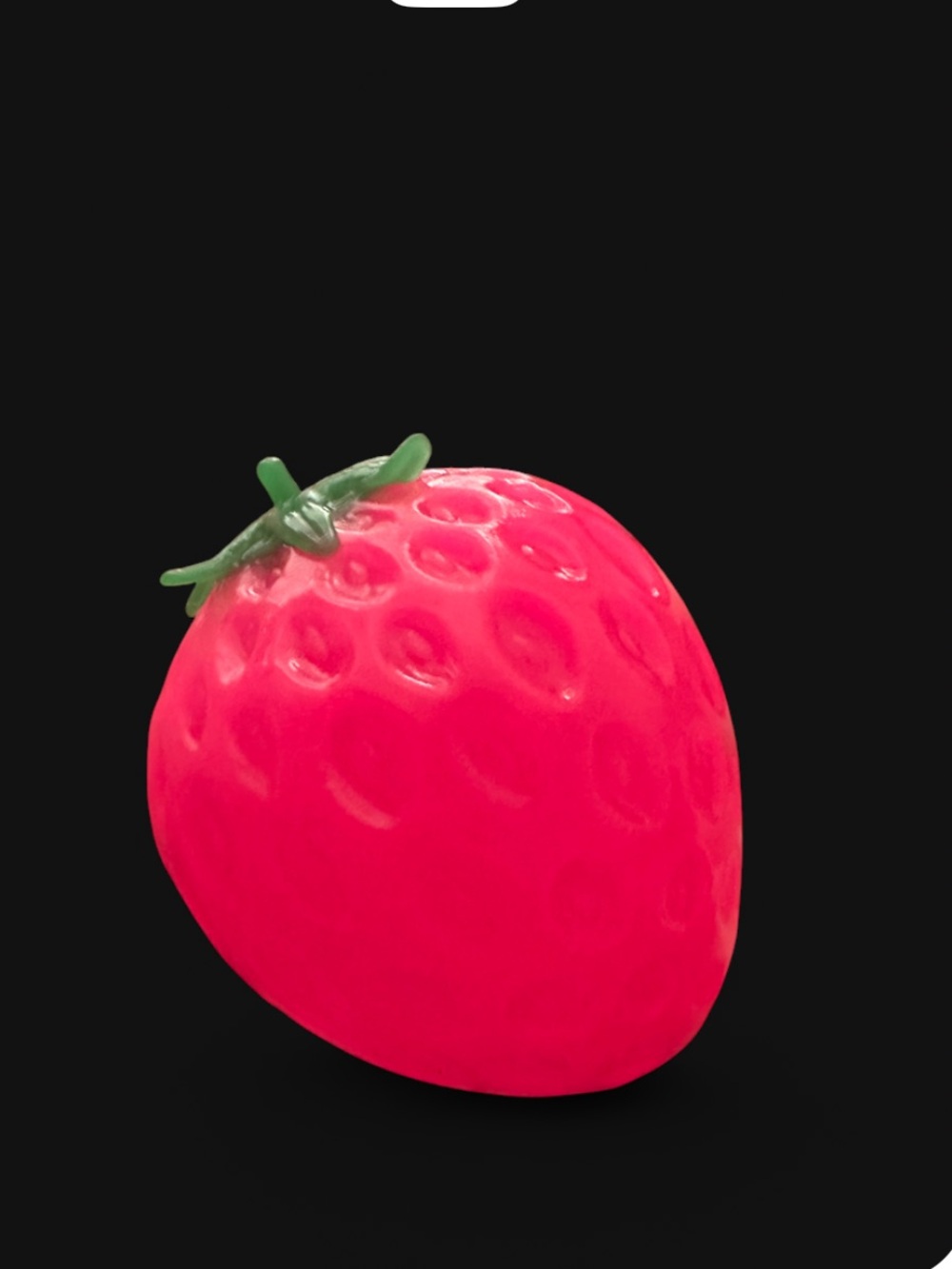 Strawberry Shaped Pink Stress Ball squishy